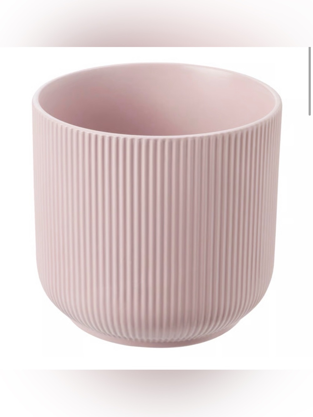 IKEA SET OF 2 1 Gradvis Plant Pot Stonewear. Blush Pink